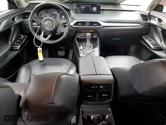 2021 Mazda CX-9 Touring with VIN JM3TCACY2M0512867, listed as a Copart auction lot 56646615 with 92,566 mi miles and Salvage title. Bid and sale history available at DreamBid. Image 8.