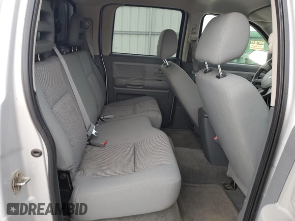 2007 Dodge Dakota SLT with VIN 1D7HW48P97S197684, listed as a Copart auction lot 86328944 with 122,969 mi miles and Salvage Title. Bid and sale history available at carsss.com. Image 10.