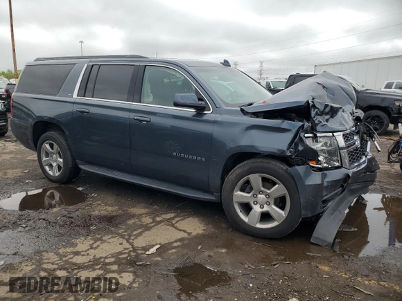 2019 Chevrolet Suburban LT with VIN 1GNSKHKC2KR215247, listed as a Copart auction lot 55659765 with 112,224 mi miles and Clean Title. Bid and sale history available at DreamBid. Image 4.