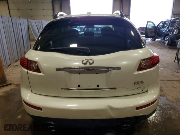 2008 Infiniti FX with VIN JNRAS08W18X209287, listed as a Copart auction lot 51643445 with 101,437 mi miles and Salvage title. Bid and sale history available at DreamBid. Image 6.