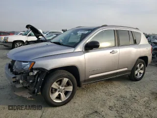 2017 Jeep Compass 75th Anniversary Edition with VIN 1C4NJDBB8HD142898, listed as a Copart auction lot 83481844 with 106,809 mi miles and Salvage Title. Bid and sale history available at carsss.com. Image 1.