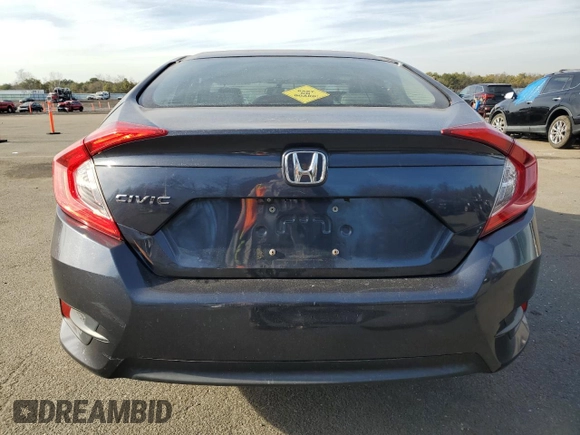 2017 Honda Civic Sedan LX with VIN 2HGFC2F5XHH556826, listed as a Copart auction lot 86706084 with 90,450 mi miles and Salvage Title. Bid and sale history available at carsss.com. Image 6.