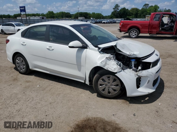 2020 Kia Rio LX with VIN 3KPA24AD2LE278191, listed as a Copart auction lot 52520744 with 78,435 mi miles and Salvage Title. Bid and sale history available at carsss.com. Image 4.