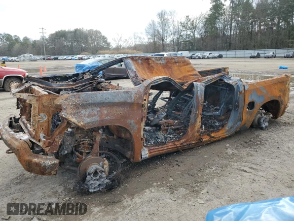 2023 Chevrolet Silverado 1500 RST with VIN 1GCUDEE80PZ308020, listed as a Copart auction lot 43011055 with Not Provided miles and Non Repairable. Bid and sale history available at DreamBid. Image 1.