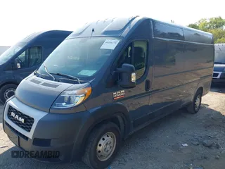 2020 Ram ProMaster Cargo with VIN 3C6URVJG0LE112638, listed as a IAAI auction lot 40284270 with 61,443 mi miles and . Bid and sale history available at carsss.com. Image 2.