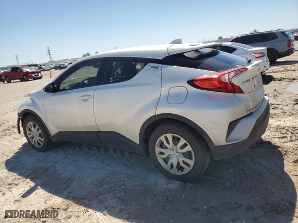 2021 Toyota C-HR LE with VIN JTNKHMBX1M1111736, listed as a Copart auction lot 47647105 with 57,912 mi miles and Salvage Title. Bid and sale history available at carsss.com. Image 2.