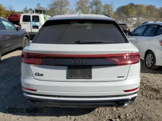 2022 Audi Q8 Premium Plus with VIN WA1EVBF13ND009465, listed as a Copart auction lot 76767644 with 49,868 mi miles and Salvage Title. Bid and sale history available at carsss.com. Image 6.