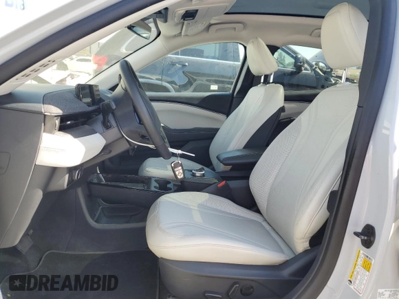 2023 Ford Mustang Mach-E Premium with VIN 3FMTK3SU7PMA76746, listed as a Copart auction lot 56982395 with 26,345 mi miles and Salvage title. Bid and sale history available at DreamBid. Image 7.