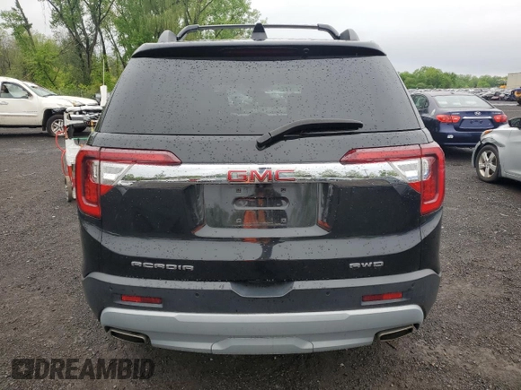 2020 GMC Acadia SLE with VIN 1GKKNRLS7LZ195692, listed as a Copart auction lot 57106115 with 81,555 mi miles and Salvage title. Bid and sale history available at DreamBid. Image 6.