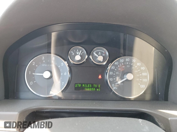 2006 Mercury Milan with VIN 3MEFM07146R616630, listed as a Copart auction lot 47645925 with 160,080 mi miles and Salvage title. Bid and sale history available at DreamBid. Image 9.