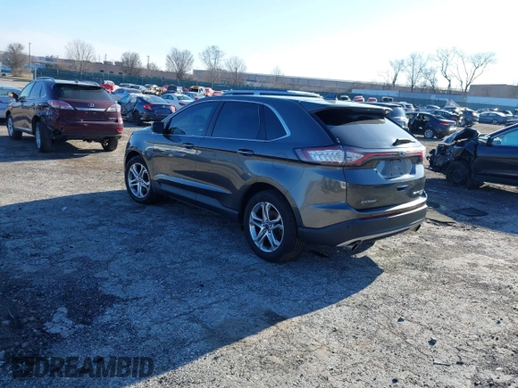 2018 Ford Edge Titanium with VIN 2FMPK4K99JBB19494, listed as a IAAI auction lot 41759517 with 87,039 mi miles. Bid and sale history available at carsss.com. Image 3.
