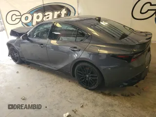 2023 Lexus IS with VIN JTHAP1D20P5002277, listed as a Copart auction lot 48396655 with 25,654 mi miles and Salvage Title. Bid and sale history available at carsss.com. Image 2.