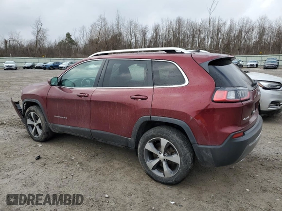 2019 Jeep Cherokee Limited с VIN 1C4PJMDN3KD167277, выставлен на аукционе Copart как лот 50205235 с пробегом 57 257 миль миль и На запчасти • Non repairable. История ставок и продаж доступна на DreamBid. Изображение 2.