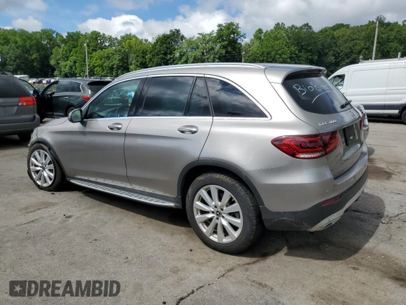 2020 Mercedes-Benz GLC 300 with VIN W1N0G8DB0LF809014, listed as a Copart auction lot 63771045 with 54,110 mi miles and Salvage title. Bid and sale history available at DreamBid. Image 2.