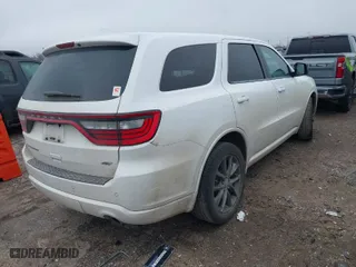 2017 Dodge Durango GT with VIN 1C4RDHDG9HC814076, listed as a IAAI auction lot 41647776 with 166,073 mi miles. Bid and sale history available at carsss.com. Image 4.