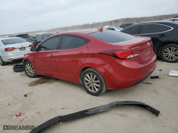 2014 Hyundai Elantra SE with VIN KMHDH4AEXEU160653, listed as a Copart auction lot 49967825 with 152,585 mi miles and Salvage Title. Bid and sale history available at carsss.com. Image 2.