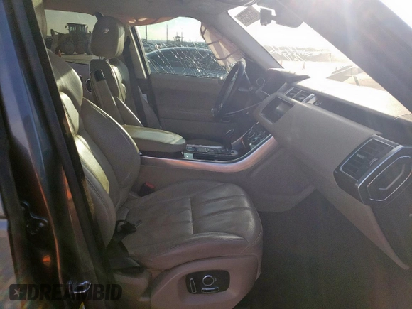 2017 Land Rover Range Rover Sport HSE with VIN SALWR2FV7HA125526, listed as a Copart auction lot 46792585 with 97,676 mi miles and Salvage Title. Bid and sale history available at carsss.com. Image 7.