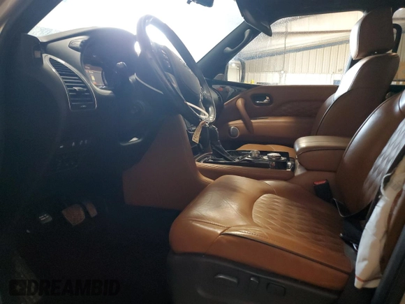 2021 Infiniti QX80 SENSORY with VIN JN8AZ2BE6M9273576, listed as a Copart auction lot 48598775 with 119,294 mi miles and Salvage Title. Bid and sale history available at carsss.com. Image 7.