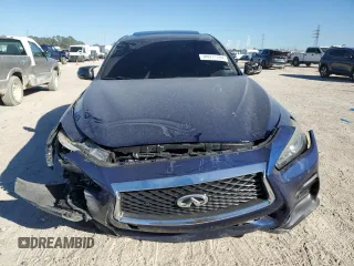 2019 Infiniti Q50 RED SPORT 400 with VIN JN1FV7AP2KM760946, listed as a Copart auction lot 80971704 with 69,882 mi miles and Salvage Title. Bid and sale history available at carsss.com. Image 5.