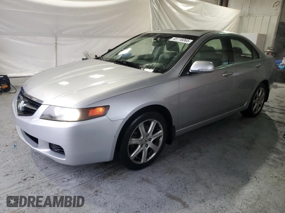 2005 Acura TSX with VIN JH4CL96995C018872, listed as a Copart auction lot 45116065 with 168,143 mi miles and Salvage Title. Bid and sale history available at carsss.com. Image 1.