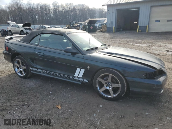 1998 Ford Mustang with VIN 1FAFP4442WF231861, listed as a Copart auction lot 43805205 with 193,569 mi miles and Salvage Title. Bid and sale history available at carsss.com. Image 4.