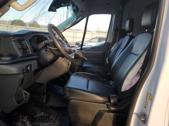 2022 Ford Transit Cargo with VIN 1FTBR3U86NKA65026, listed as a Copart auction lot 48978285 with 57,922 mi miles and Salvage title. Bid and sale history available at DreamBid. Image 7.