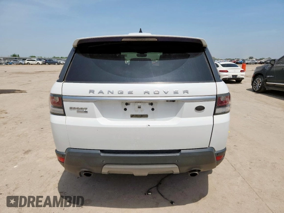 2017 Land Rover Range Rover Sport SE with VIN SALWG2FV9HA669757, listed as a Copart auction lot 65356305 with 142,353 mi miles and Salvage title. Bid and sale history available at DreamBid. Image 6.
