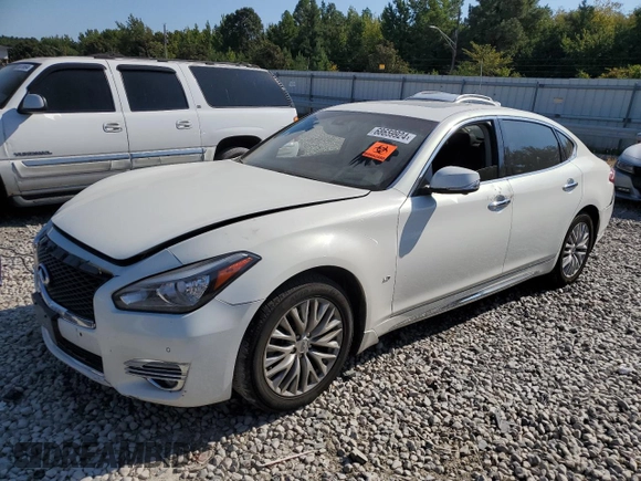 2015 Infiniti Q70 z VIN JN1BY1PP0FM601942, wystawiony jako Copart lot #68659924 z przebiegiem Nie podano mil oraz Szkoda całkowita • Salvage title. Historia ofert i sprzedaży dostępna na DreamBid. Obrazek 1.