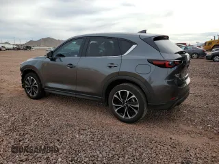 2022 Mazda CX-5 2.5 S Premium Package with VIN JM3KFBDM8N0590642, listed as a Copart auction lot 48996015 with 12,654 mi miles and Salvage Title. Bid and sale history available at carsss.com. Image 2.