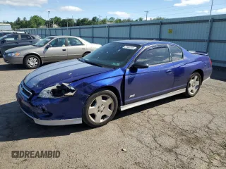 2007 Chevrolet Monte Carlo SS z VIN 2G1WL15C379224334, wystawiony jako Copart lot #57466765 z przebiegiem 168 656 mil mil oraz Szkoda całkowita • Salvage title. Historia ofert i sprzedaży dostępna na DreamBid. Obrazek 1.