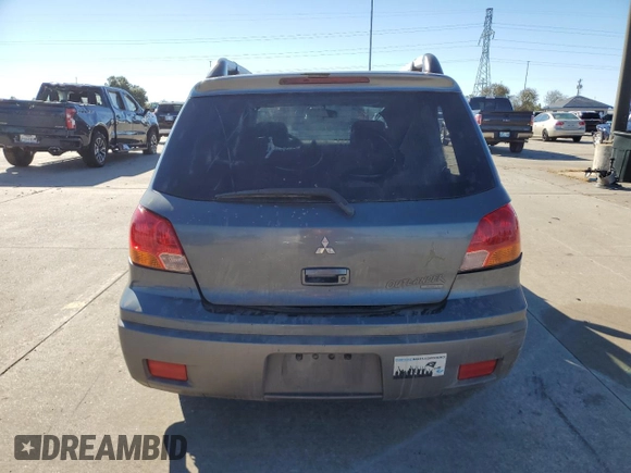2003 Mitsubishi Outlander LS with VIN JA4LZ31G53U051694, listed as a Copart auction lot 79467594 with 0 mi miles and Salvage Title. Bid and sale history available at carsss.com. Image 6.