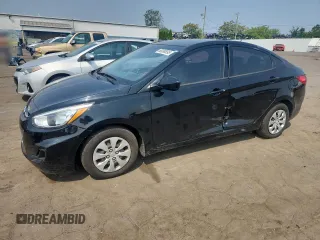 2016 Hyundai Accent SE with VIN KMHCT4AE2GU951918, listed as a Copart auction lot 66080695 with 116,432 mi miles and Salvage title. Bid and sale history available at DreamBid. Image 1.