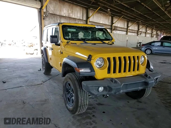 2018 Jeep Wrangler Unlimited Sport z VIN 1C4HJXDG9JW291015, wystawiony jako Copart lot #46114545 z przebiegiem 81 288 mil mil oraz Szkoda całkowita • Salvage title. Historia ofert i sprzedaży dostępna na DreamBid. Obrazek 12.