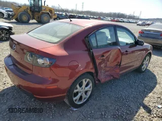 2008 Mazda Mazda3 i Touring Value with VIN JM1BK32F081141968, listed as a Copart auction lot 48970955 with 90,308 mi miles and Salvage Title. Bid and sale history available at carsss.com. Image 3.