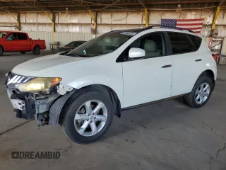 2009 Nissan Murano SL z VIN JN8AZ18U89W023807, wystawiony jako Copart lot #63480805 z przebiegiem 125 394 mil mil oraz Szkoda całkowita • Salvage title. Historia ofert i sprzedaży dostępna na DreamBid. Obrazek 1.