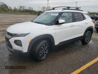 2023 Chevrolet TrailBlazer ACTIV with VIN KL79MSSL5PB075979, listed as a Copart auction lot 74554484 with 47,757 mi miles and Salvage Title. Bid and sale history available at DreamBid. Image 1.