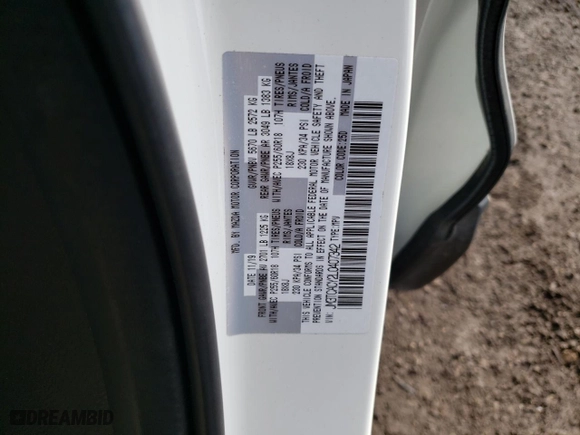2020 Mazda CX-9 Touring with VIN JM3TCACY2L0407342, listed as a Copart auction lot 47590235 with 59,667 mi miles and Salvage Title. Bid and sale history available at carsss.com. Image 15.