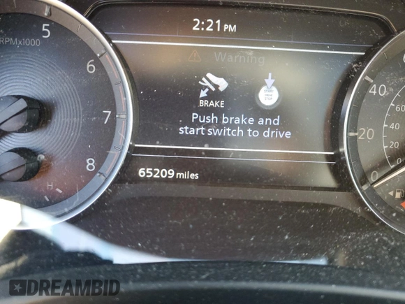 2019 Infiniti QX50 Essential with VIN 3PCAJ5M33KF117370, listed as a Copart auction lot 46537675 with 65,209 mi miles and Salvage Title. Bid and sale history available at DreamBid. Image 9.