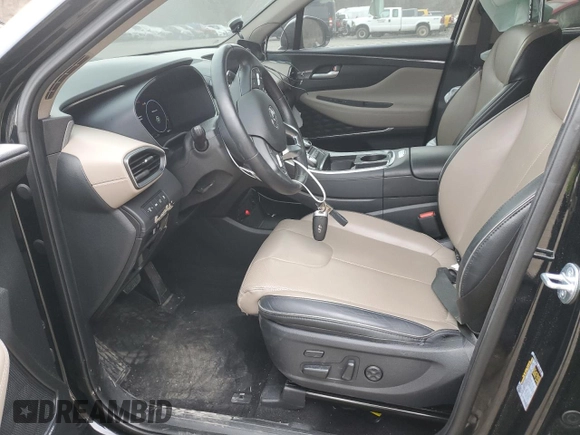 2023 Hyundai Santa Fe Limited with VIN 5NMS4DAL2PH624776, listed as a Copart auction lot 88330945 with 12,517 mi miles and Salvage Title. Bid and sale history available at carsss.com. Image 7.