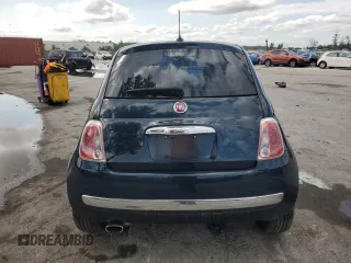 2013 FIAT 500 Lounge with VIN 3C3CFFCR2DT572208, listed as a Copart auction lot 52073205 with 83,822 mi miles and Salvage title. Bid and sale history available at DreamBid. Image 6.