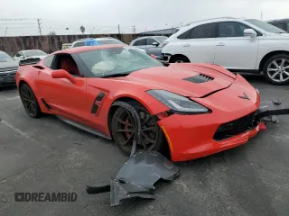 2017 Chevrolet Corvette Grand Sport 2LT with VIN 1G1YY2D79H5112303, listed as a Copart auction lot 73405874 with 23,745 mi miles and Salvage Title. Bid and sale history available at carsss.com. Image 4.