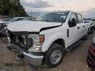 2022 Ford F-250 XL with VIN 1FT7W2A66NEC69593, listed as a Copart auction lot 76672294 with 92,427 mi miles and Salvage title. Bid and sale history available at DreamBid. Image 1.