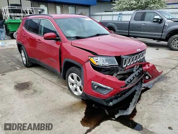 2019 Jeep Compass Latitude with VIN 3C4NJDBB3KT815436, listed as a Copart auction lot 56023625 with 86,529 mi miles and Salvage title. Bid and sale history available at DreamBid. Image 13.