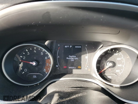 2021 Jeep Compass Altitude with VIN 3C4NJCBB3MT603861, listed as a Copart auction lot 46654955 with 69,408 mi miles and Salvage title. Bid and sale history available at DreamBid. Image 9.