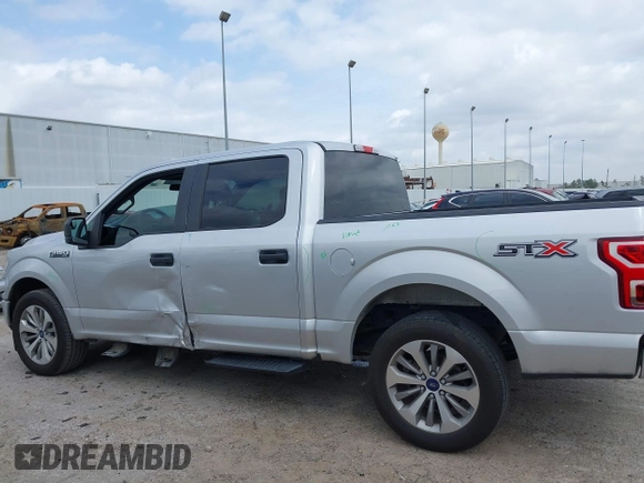 2018 Ford F-150 XL with VIN 1FTEW1CP9JKC79991, listed as a IAAI auction lot 41737265 with 123,655 mi miles and . Bid and sale history available at DreamBid. Image 14.