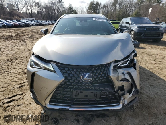 2021 Lexus UX with VIN JTHP9JBH7M2037908, listed as a Copart auction lot 48493995 with 52,066 mi miles and Salvage Title. Bid and sale history available at carsss.com. Image 5.