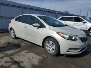 2015 Kia Forte LX with VIN KNAFK4A64F5324186, listed as a Copart auction lot 46888275 with 121,350 mi miles and Salvage Title. Bid and sale history available at carsss.com. Image 4.