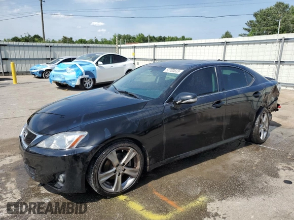 2011 Lexus IS 250 z VIN JTHBF5C28B5142120, wystawiony jako Copart lot #57100655 z przebiegiem 178 403 mil mil oraz Szkoda całkowita • Salvage title. Historia ofert i sprzedaży dostępna na DreamBid. Obrazek 1.