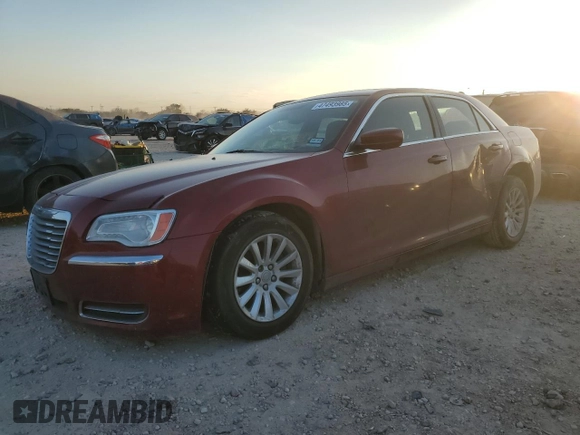 2012 Chrysler 300 with VIN 2C3CCAAG2CH273662, listed as a Copart auction lot 47493985 with 160,255 mi miles and Salvage Title. Bid and sale history available at carsss.com. Image 1.