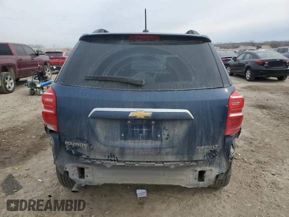 2017 Chevrolet Equinox LT with VIN 2GNALCEK3H6190376, listed as a Copart auction lot 44612015 with 135,797 mi miles and Salvage Title. Bid and sale history available at carsss.com. Image 6.